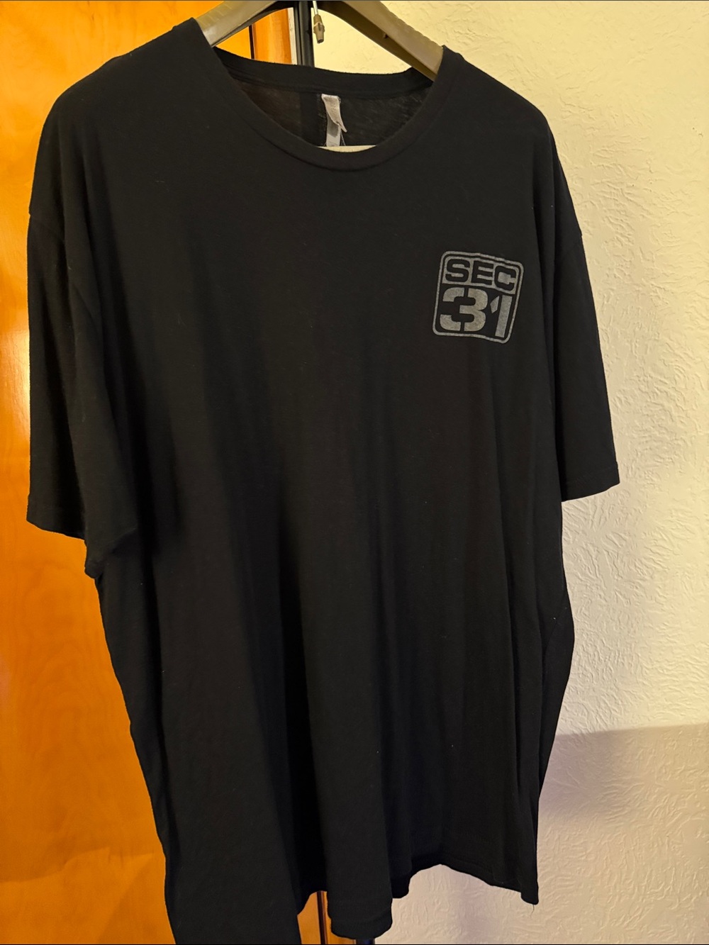 Next Level Apparel Black SEC 31 Logo Short Sleeve Tee